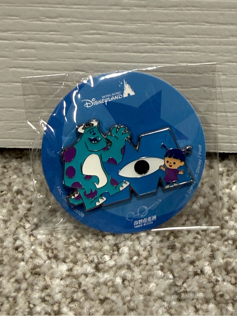HKDL Monsters Inc Pin